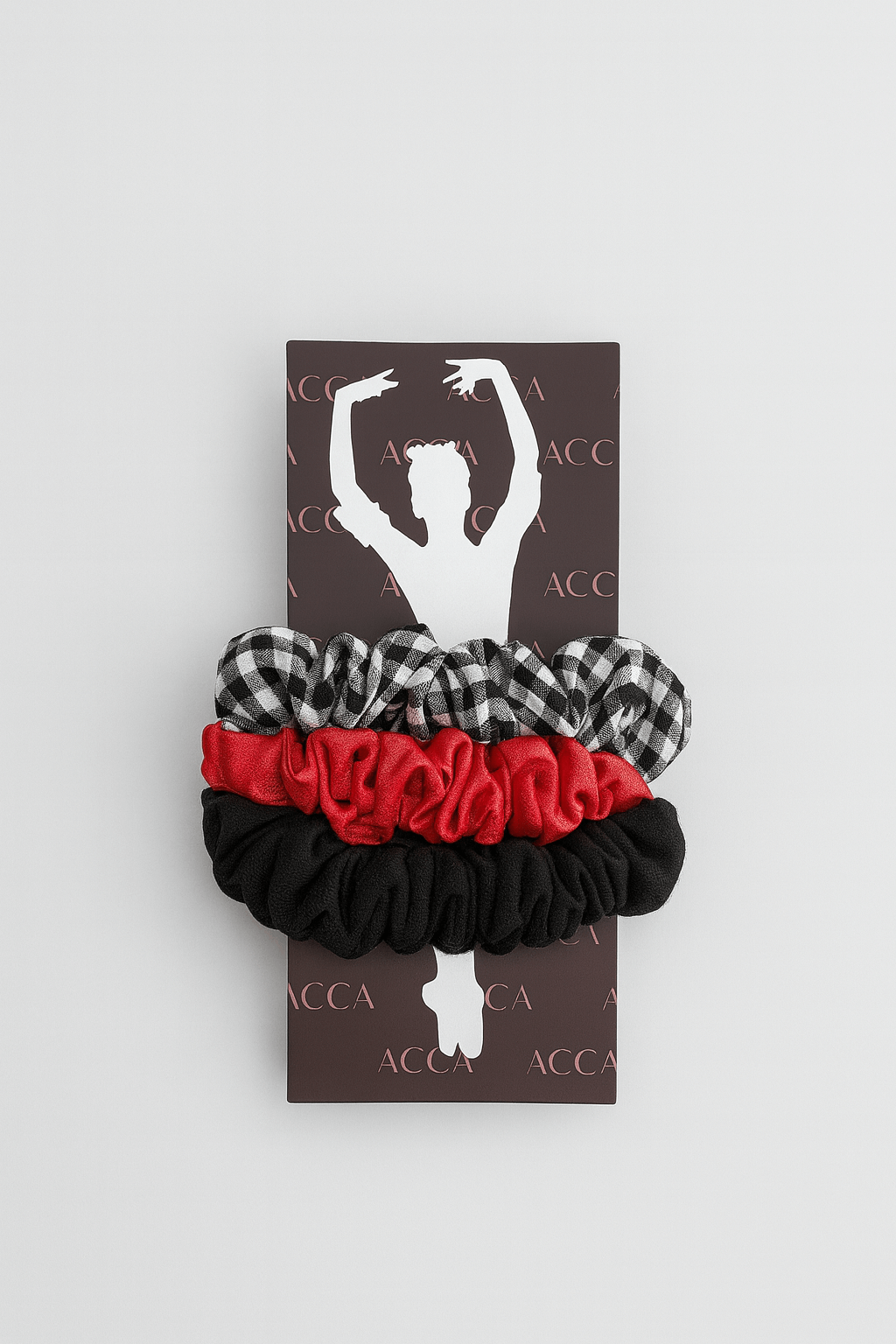 Mini scrunchies rojos