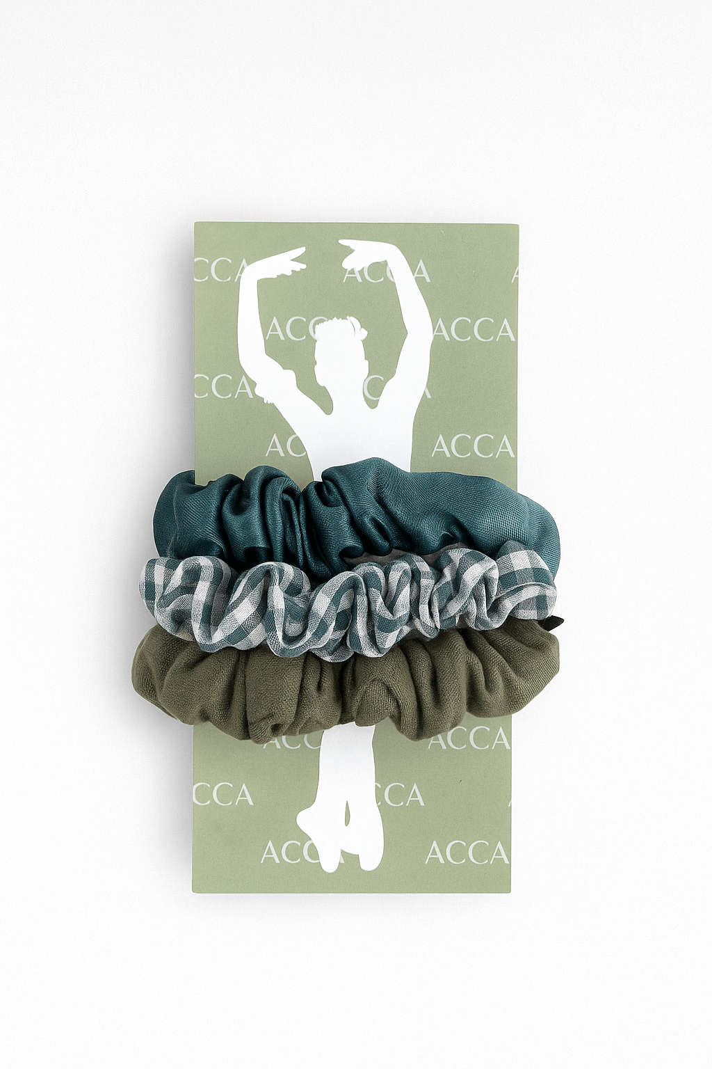 Mini scrunchies Verdes