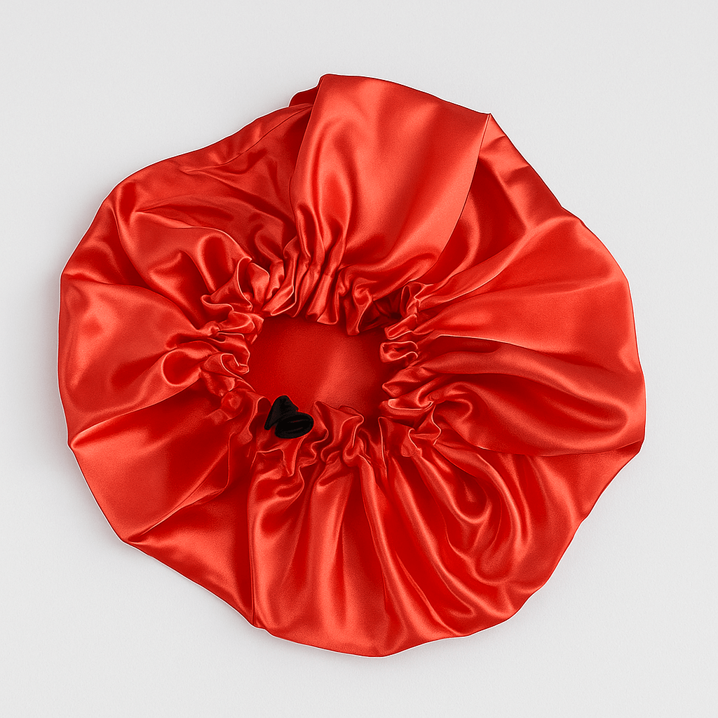 Gorros pequenos de saten Naranja