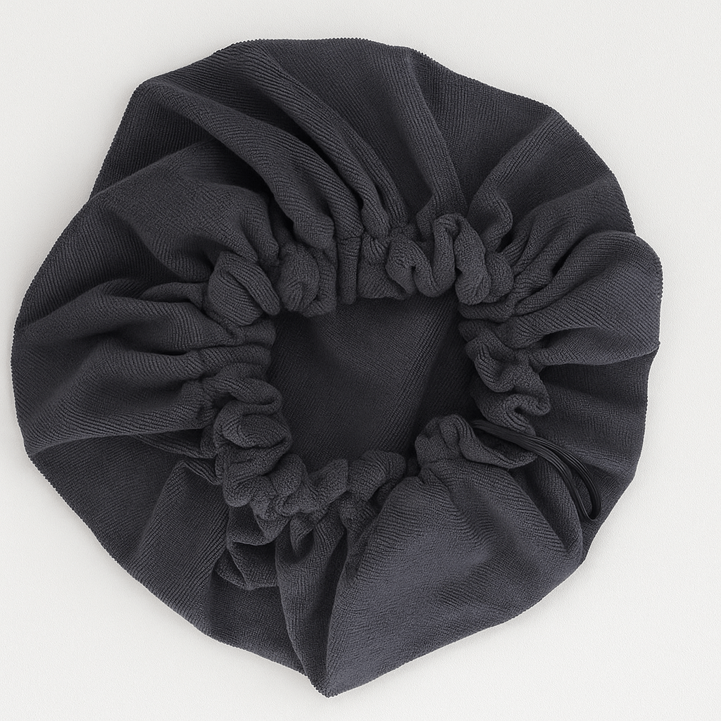 Gorros medianos de microfibra Negros